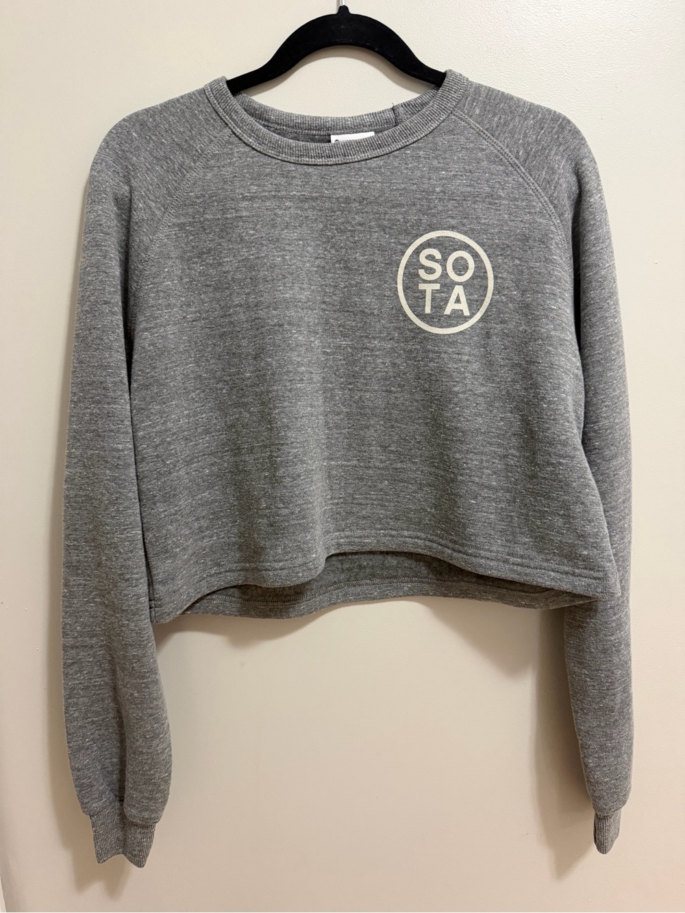 Where I'm From Minnesota SOTA Circle Cropped Crew Sweatshirt Small NWT